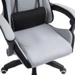 Καρέκλα γραφείου gaming Gline pakoworld μαύρο-γκρι ύφασμα μαύρο pp 60x59x118εκ Καρέκλα γραφείου gaming Gline pakoworld μαύρο-γκρι ύφασμα μαύρο pp 60x59x118εκ