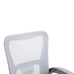 Καρέκλα γραφείου εργασίας Annalise pakoworld mesh γκρι 57x53x100εκ Καρέκλα γραφείου εργασίας Annalise pakoworld mesh γκρι 57x53x100εκ