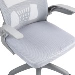 Καρέκλα γραφείου εργασίας Annalise pakoworld mesh γκρι 57x53x100εκ Καρέκλα γραφείου εργασίας Annalise pakoworld mesh γκρι 57x53x100εκ