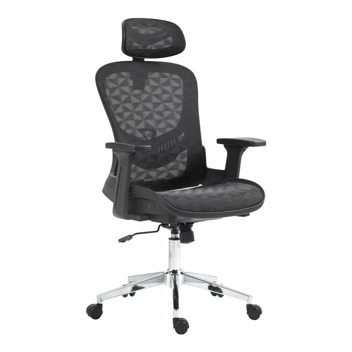 Καρέκλα γραφείου εργασίας Mergi pakoworld μαύρο mesh 62x63x120εκ Καρέκλα γραφείου εργασίας Mergi pakoworld μαύρο mesh 62x63x120εκ