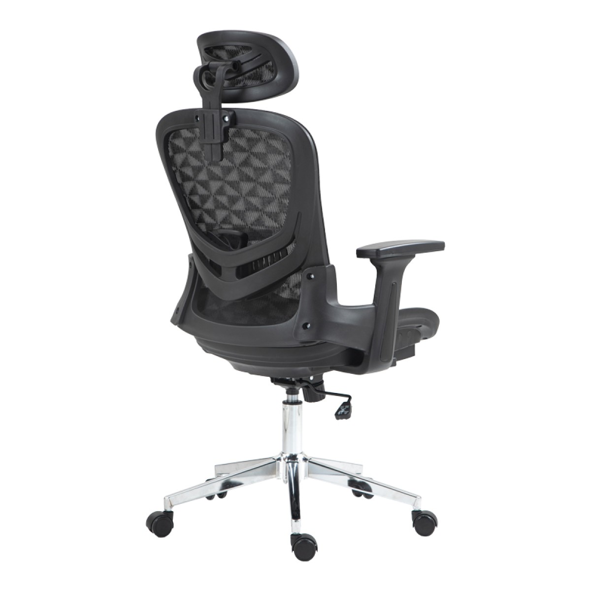 Καρέκλα γραφείου εργασίας Mergi pakoworld μαύρο mesh 62x63x120εκ Καρέκλα γραφείου εργασίας Mergi pakoworld μαύρο mesh 62x63x120εκ