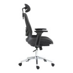 Καρέκλα γραφείου εργασίας Mergi pakoworld μαύρο mesh 62x63x120εκ Καρέκλα γραφείου εργασίας Mergi pakoworld μαύρο mesh 62x63x120εκ