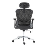 Καρέκλα γραφείου εργασίας Mergi pakoworld μαύρο mesh 62x63x120εκ Καρέκλα γραφείου εργασίας Mergi pakoworld μαύρο mesh 62x63x120εκ