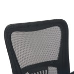 Καρέκλα γραφείου εργασίας Annalise pakoworld μαύρο mesh 57x53x100εκ