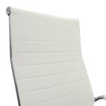 Καρέκλα γραφείου διευθυντή Valter pakoworld λευκό pu 55.5x58x108εκ Καρέκλα γραφείου διευθυντή Valter pakoworld λευκό pu 55.5x58x108εκ