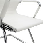 Καρέκλα γραφείου επισκέπτη Valter pakoworld λευκό pu 55.5x48x88εκ Καρέκλα γραφείου επισκέπτη Valter pakoworld λευκό pu 55.5x48x88εκ