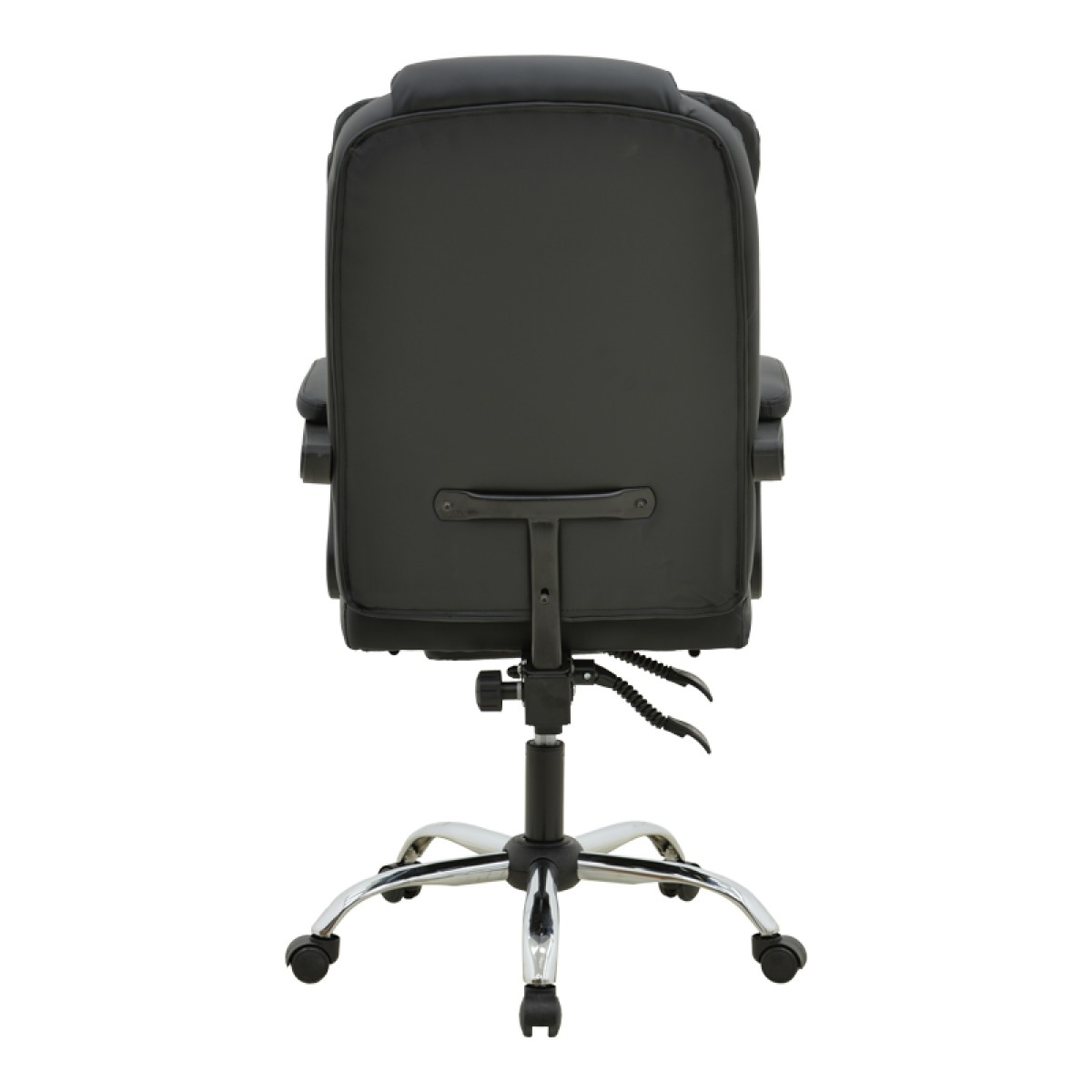 Καρέκλα γραφείου διευθυντή με υποπόδιο και μηχανισμό massage Volter pakoworld pu μαύρο 62x70x110εκ