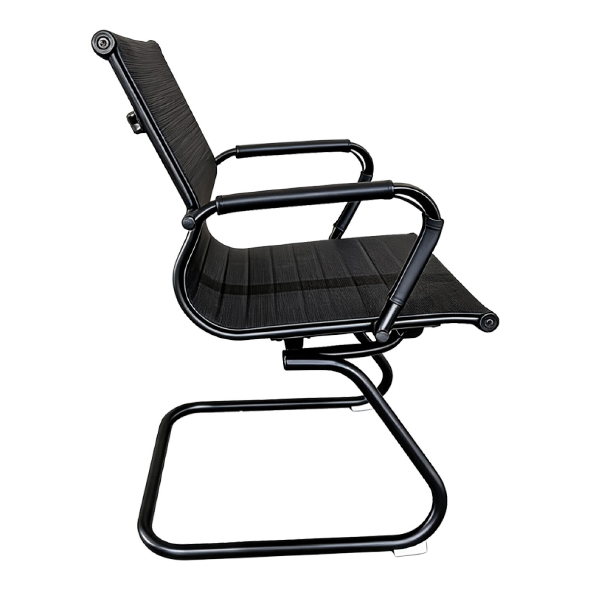 Καρέκλα γραφείου επισκέπτη Valter pakoworld pu μαύρο 55.5x48x88εκ