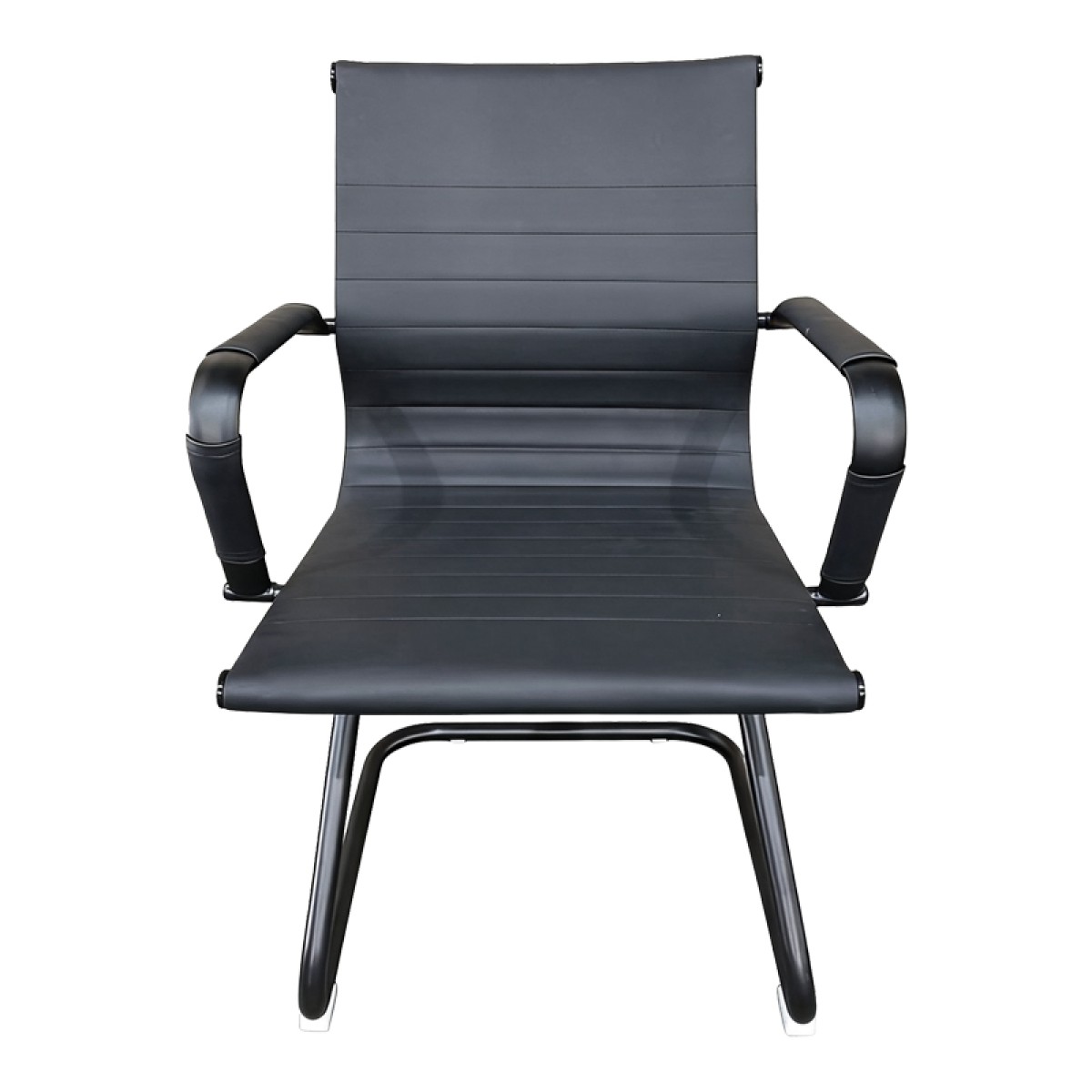 Καρέκλα γραφείου επισκέπτη Valter pakoworld pu μαύρο 55.5x48x88εκ