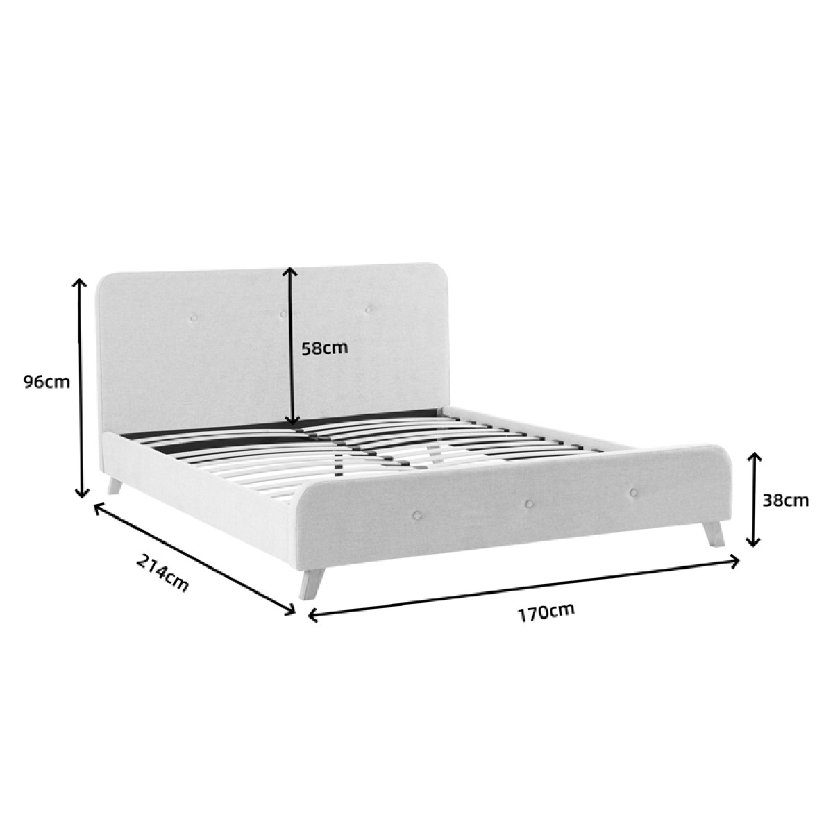 Κρεβάτι διπλό Restel pakoworld ύφασμα γκρι-μπεζ 160x200εκ Κρεβάτι διπλό Restel pakoworld ύφασμα γκρι-μπεζ 160x200εκ