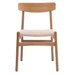 Καρέκλα Safal pakoworld oak δρυς ξύλο-έδρα εκρού σχοινί 51x50x78εκ Καρέκλα Safal pakoworld oak δρυς ξύλο-έδρα εκρού σχοινί 51x50x78εκ