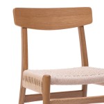 Καρέκλα Safal pakoworld oak δρυς ξύλο-έδρα εκρού σχοινί 51x50x78εκ Καρέκλα Safal pakoworld oak δρυς ξύλο-έδρα εκρού σχοινί 51x50x78εκ