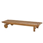 Ξαπλώστρα Weylar pakoworld ξύλο ακακίας φυσικό 60x193x30εκ Ξαπλώστρα Weylar pakoworld ξύλο ακακίας φυσικό 60x193x30εκ