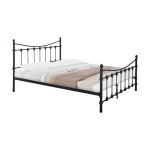 Κρεβάτι Beowulf pakoworld μαύρο μεταλλικό 150x200εκ Κρεβάτι Beowulf pakoworld μαύρο μεταλλικό 150x200εκ