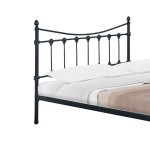Κρεβάτι Beowulf pakoworld μαύρο μεταλλικό 150x200εκ Κρεβάτι Beowulf pakoworld μαύρο μεταλλικό 150x200εκ