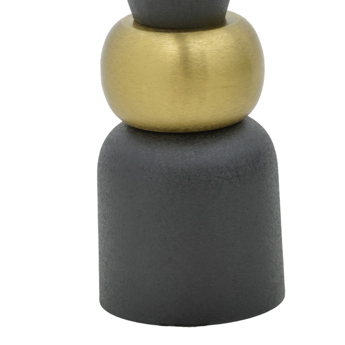 Βάζο Decorasie Inart μαύρο-χρυσό μέταλλο Φ28x65εκ Βάζο Decorasie Inart μαύρο-χρυσό μέταλλο Φ28x65εκ