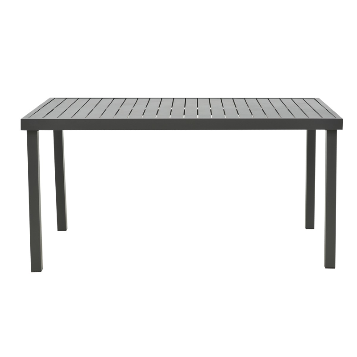 Τραπέζι Kliton pakoworld αλουμινίου ανθρακί 150x80x74εκ Τραπέζι Kliton pakoworld αλουμινίου ανθρακί 150x80x74εκ