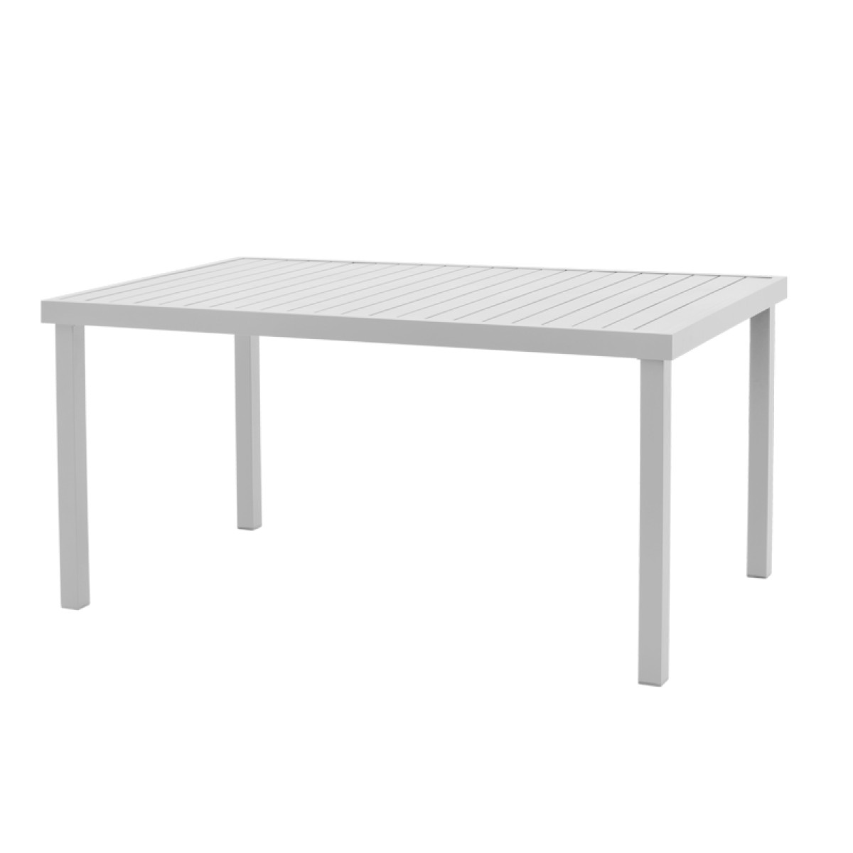 Τραπέζι Kliton pakoworld αλουμινίου λευκό 150x80x74εκ Τραπέζι Kliton pakoworld αλουμινίου λευκό 150x80x74εκ
