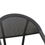 Πολυθρόνα Isaia pakoworld μαύρο αλουμίνιο-textilene μαύρο 57x57x83εκ Πολυθρόνα Isaia pakoworld μαύρο αλουμίνιο-textilene μαύρο 57x57x83εκ