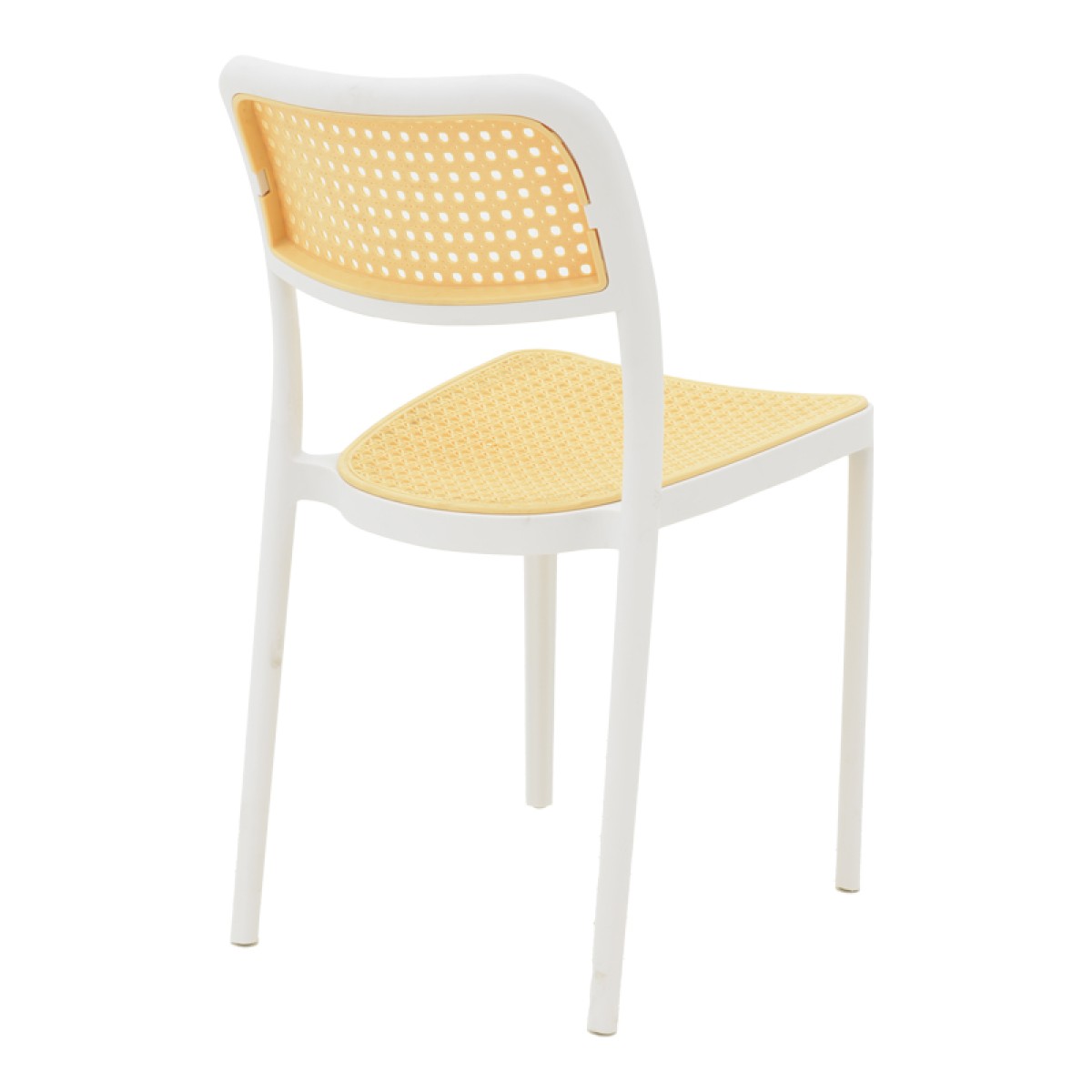 Καρέκλα Westley pakoworld pp φυσικό-λευκό 55x47x81εκ Καρέκλα Westley pakoworld pp φυσικό-λευκό 55x47x81εκ