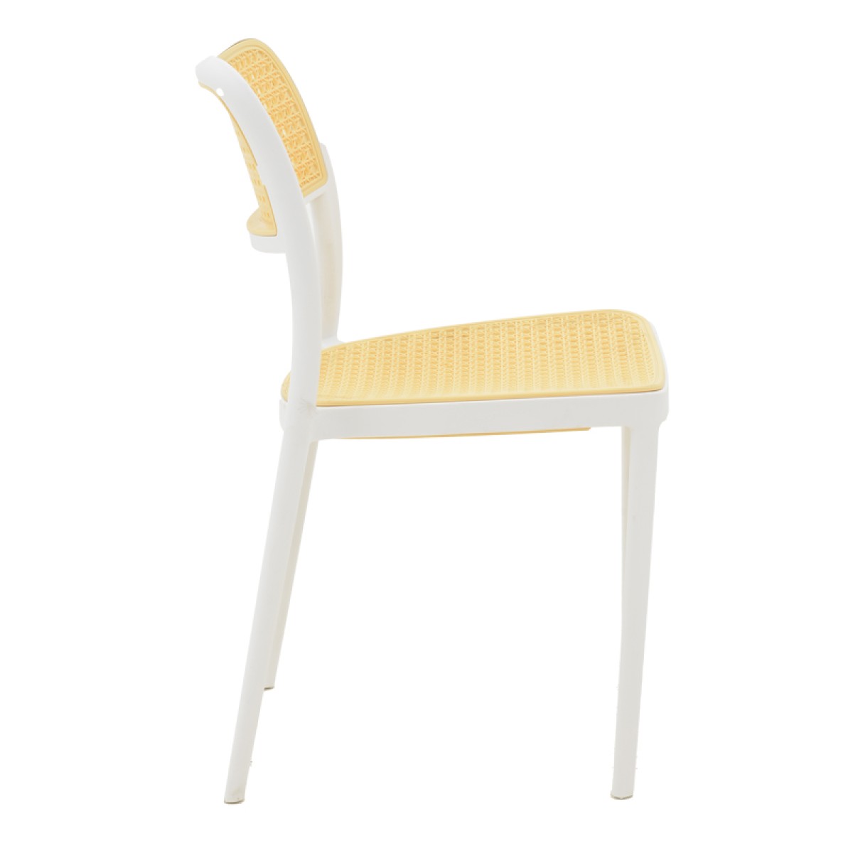 Καρέκλα Westley pakoworld pp φυσικό-λευκό 55x47x81εκ Καρέκλα Westley pakoworld pp φυσικό-λευκό 55x47x81εκ