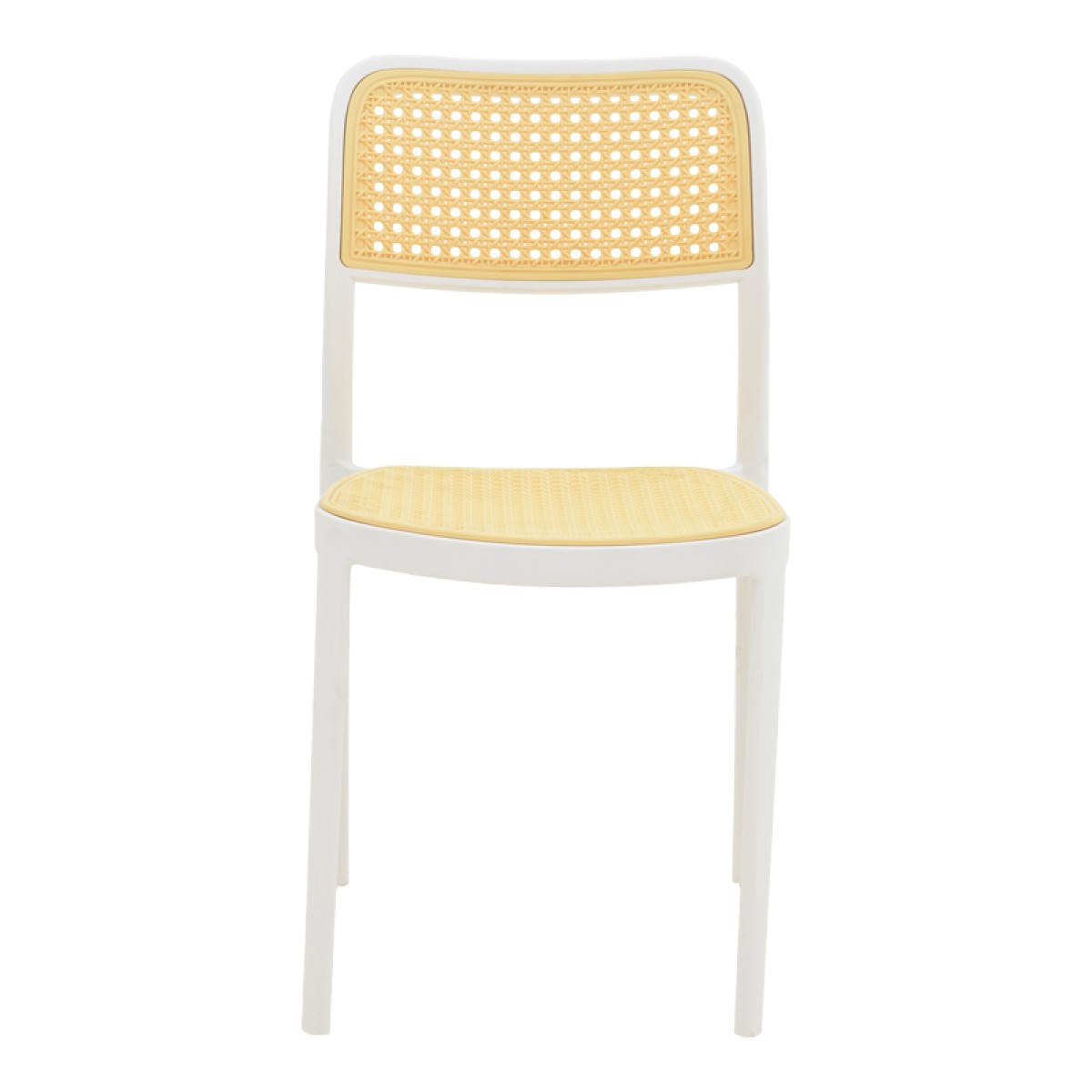 Καρέκλα Westley pakoworld pp φυσικό-λευκό 55x47x81εκ Καρέκλα Westley pakoworld pp φυσικό-λευκό 55x47x81εκ
