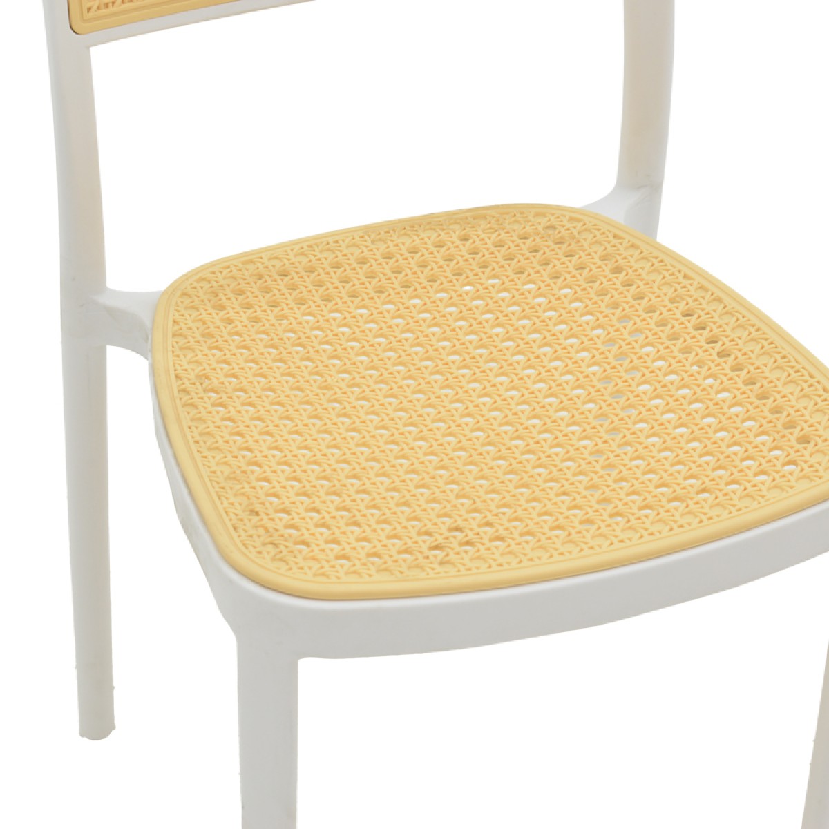 Καρέκλα Westley pakoworld pp φυσικό-λευκό 55x47x81εκ Καρέκλα Westley pakoworld pp φυσικό-λευκό 55x47x81εκ