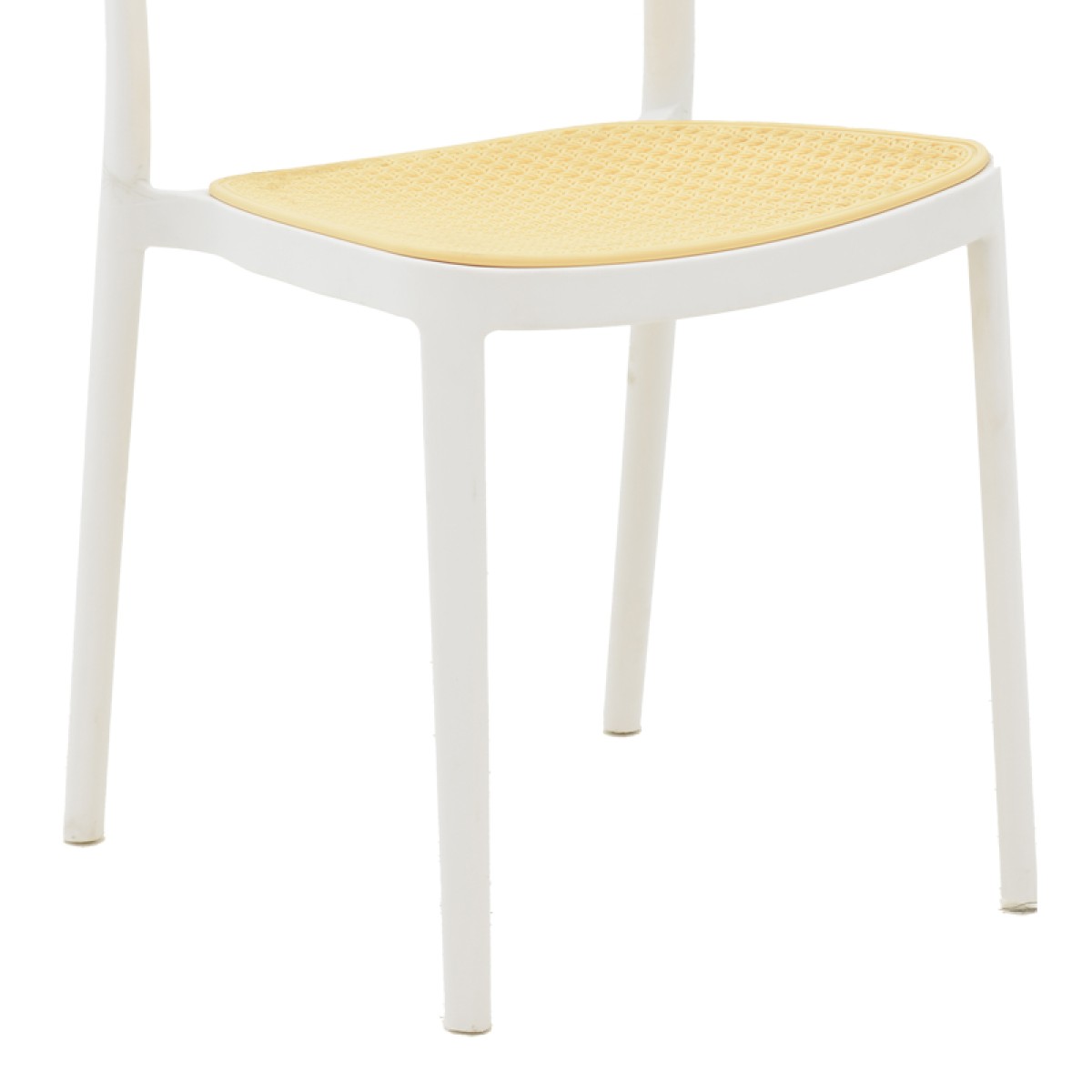 Καρέκλα Westley pakoworld pp φυσικό-λευκό 55x47x81εκ Καρέκλα Westley pakoworld pp φυσικό-λευκό 55x47x81εκ