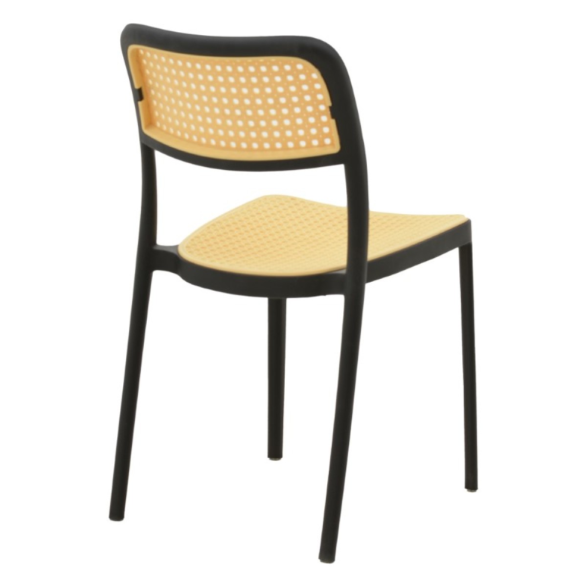 Καρέκλα Westley pakoworld pp φυσικό-μαύρο 55x47x81εκ Καρέκλα Westley pakoworld pp φυσικό-μαύρο 55x47x81εκ