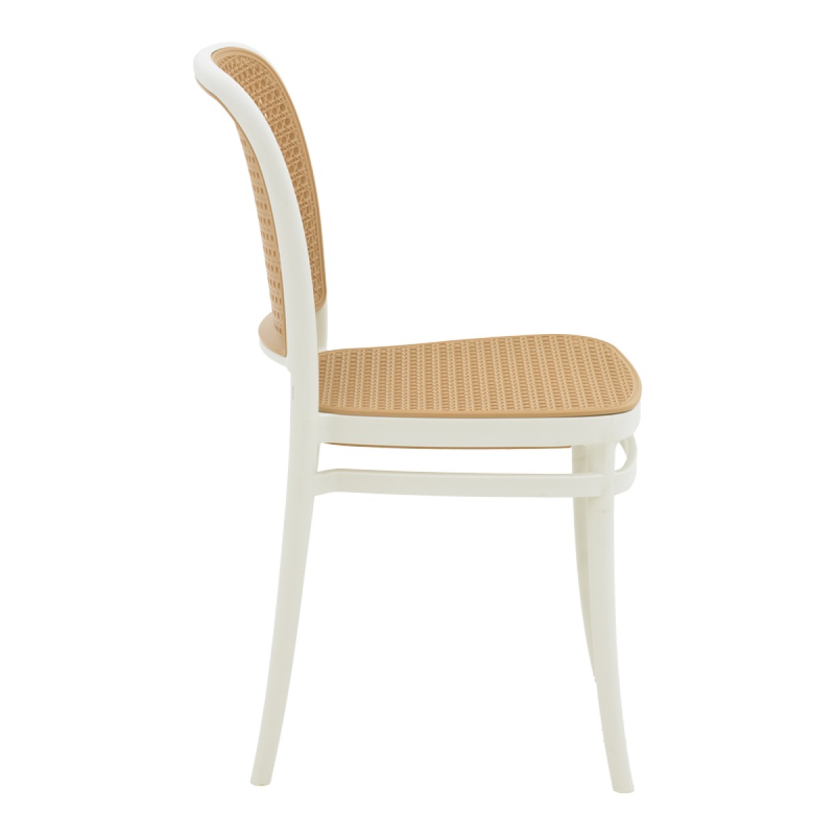 Καρέκλα Nereus pakoworld pp φυσικό-λευκό 45x43x84εκ Καρέκλα Nereus pakoworld pp φυσικό-λευκό 45x43x84εκ