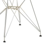 Καρέκλα Adelle pakoworld PP διάφανο-inox πόδι 46x55x81εκ Καρέκλα Adelle pakoworld PP διάφανο-inox πόδι 46x55x81εκ