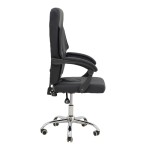 Καρέκλα γραφείου διευθυντή Glorin pakoworld μαύρο pu 60x68x128εκ Καρέκλα γραφείου διευθυντή Glorin pakoworld μαύρο pu 60x68x128εκ