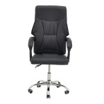 Καρέκλα γραφείου διευθυντή Glorin pakoworld μαύρο pu 60x68x128εκ Καρέκλα γραφείου διευθυντή Glorin pakoworld μαύρο pu 60x68x128εκ