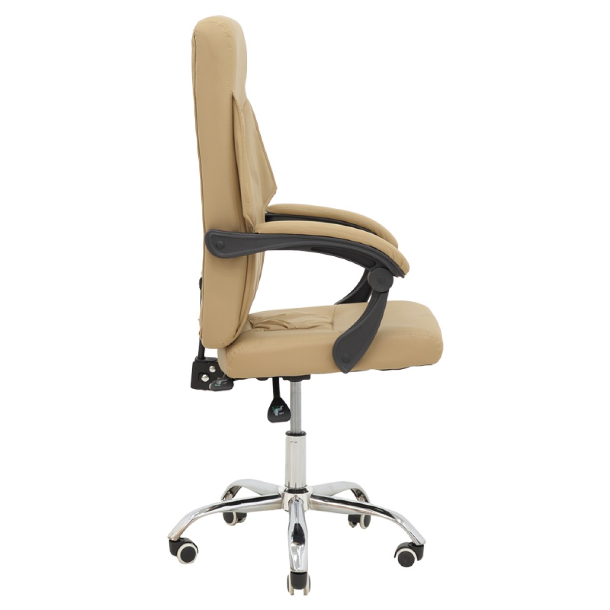 Καρέκλα γραφείου διευθυντή Glorin pakoworld μπεζ pu 60x68x128εκ Καρέκλα γραφείου διευθυντή Glorin pakoworld μπεζ pu 60x68x128εκ
