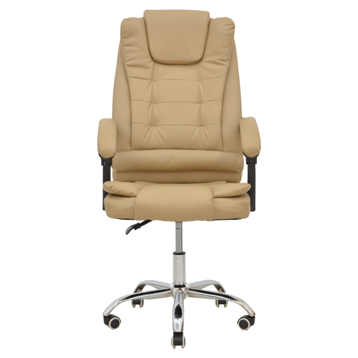 Καρέκλα γραφείου διευθυντή Toronsi pakoworld μπεζ pu 60x68x128εκ Καρέκλα γραφείου διευθυντή Toronsi pakoworld μπεζ pu 60x68x128εκ