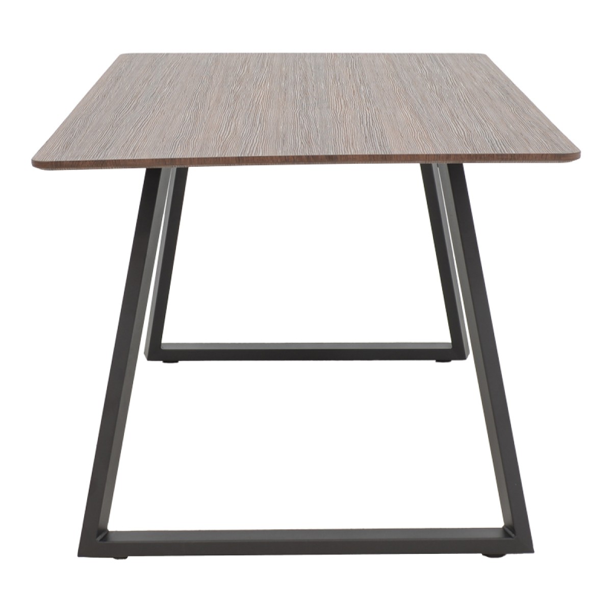 Τραπέζι Winor pakoworld καρυδί mdf-πόδι μαύρο μεταλλικό 160x90x75εκ Τραπέζι Winor pakoworld καρυδί mdf-πόδι μαύρο μεταλλικό 160x90x75εκ