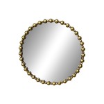Καθρέπτης Poppens Inart χρυσό μέταλλο 83.5x4.5x83.5εκ Καθρέπτης Poppens Inart χρυσό μέταλλο 83.5x4.5x83.5εκ
