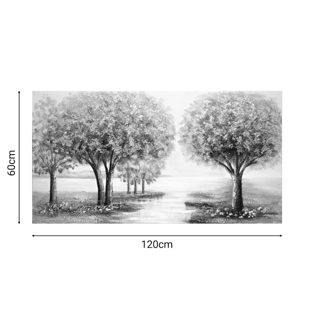 Πίνακας σε καμβά Forest I Inart 120x3x60εκ Πίνακας σε καμβά Forest I Inart 120x3x60εκ