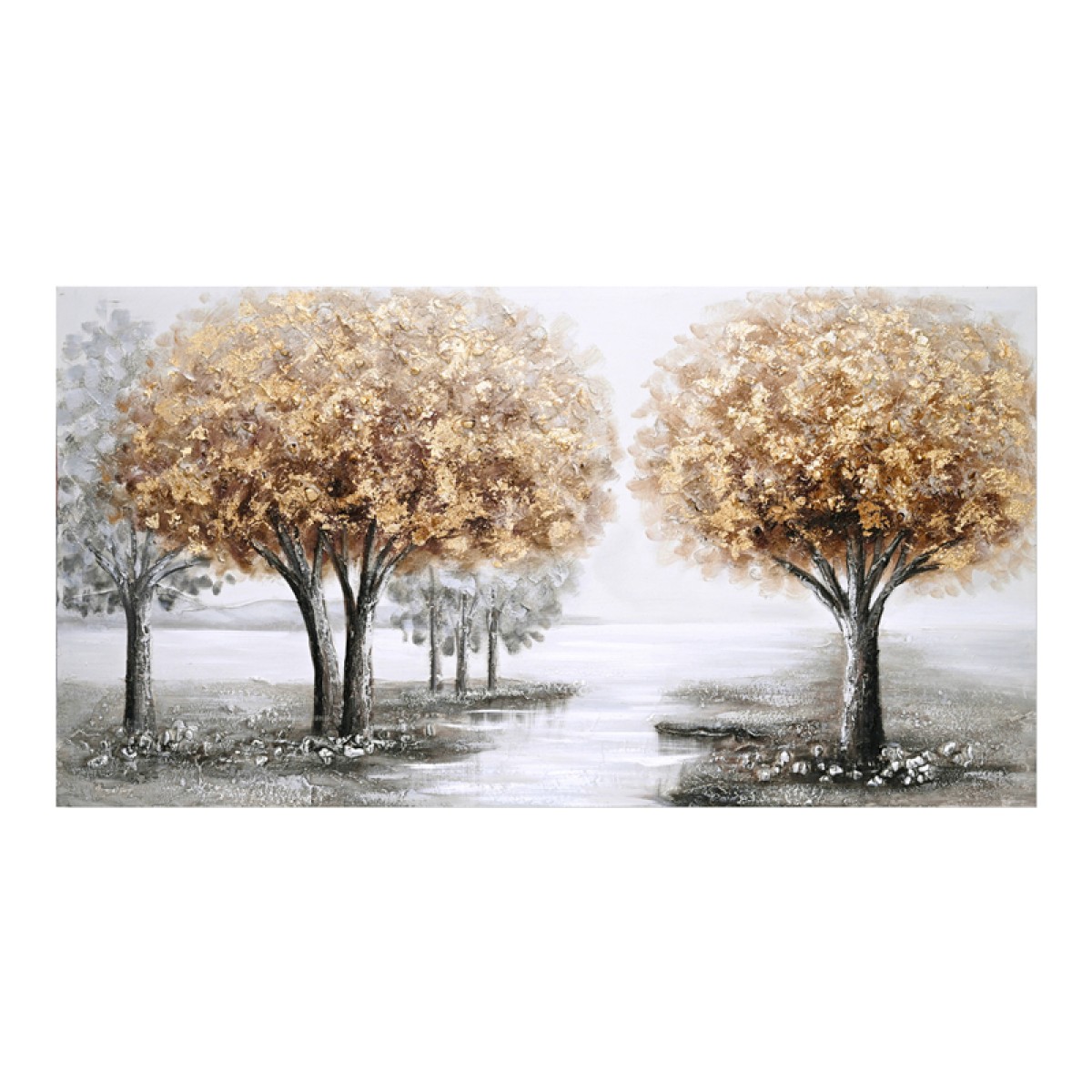 Πίνακας σε καμβά Forest I Inart 120x3x60εκ Πίνακας σε καμβά Forest I Inart 120x3x60εκ