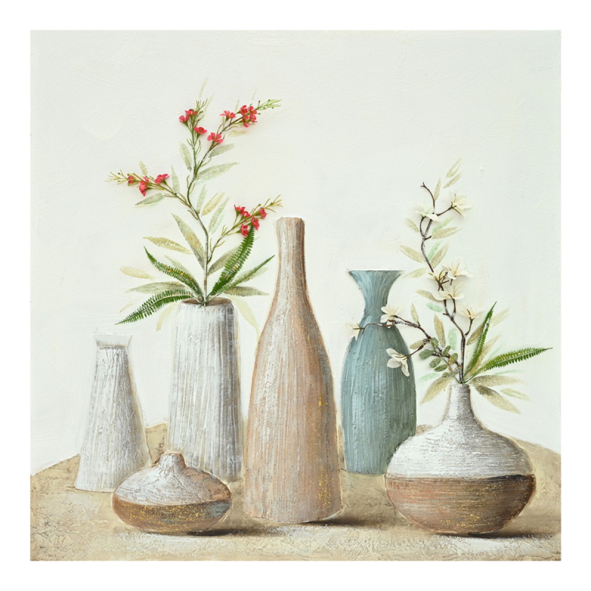 Πίνακας σε καμβά Vase Inart 100x3x100εκ Πίνακας σε καμβά Vase Inart 100x3x100εκ
