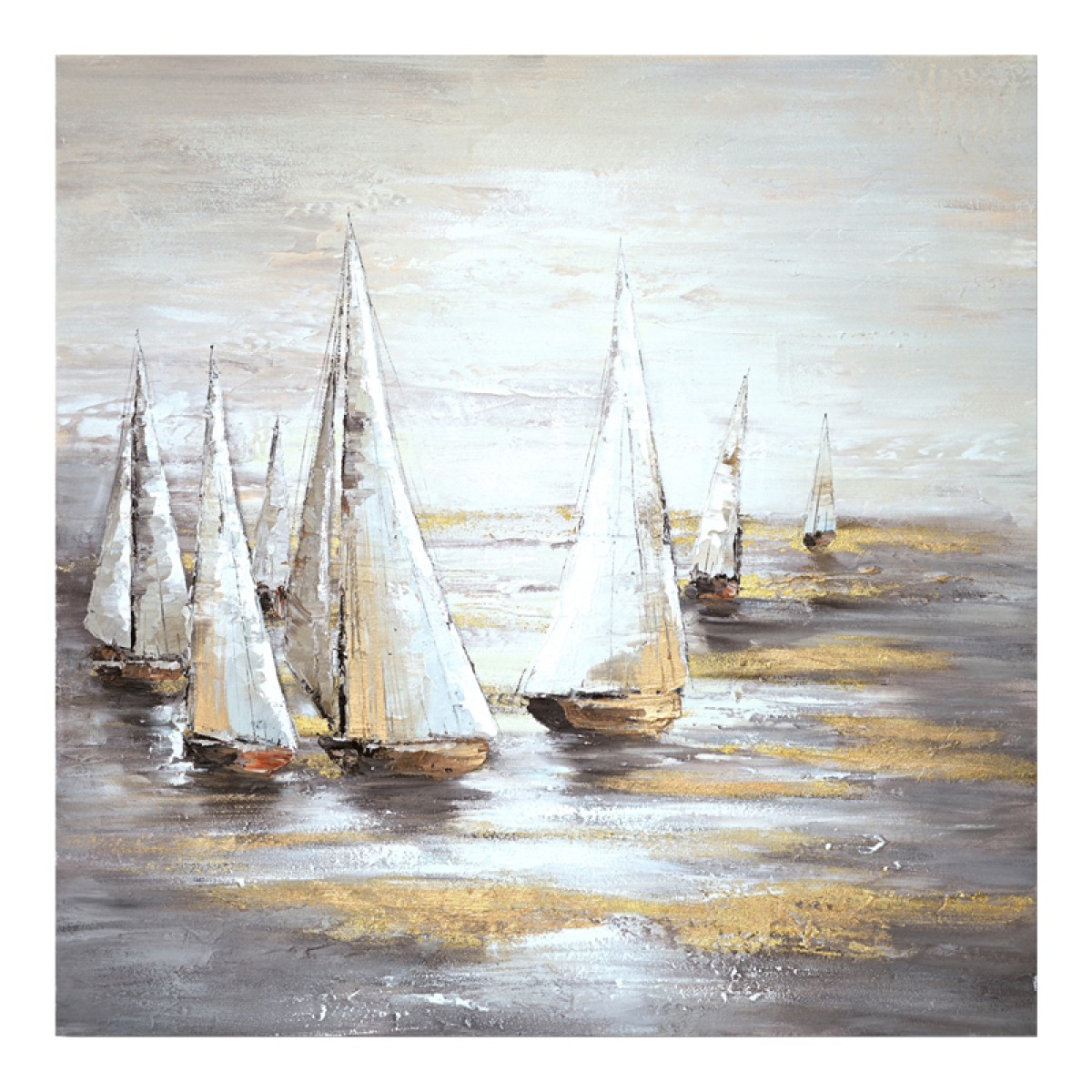 Πίνακας σε καμβά Sailer I Inart 100x3x100εκ Πίνακας σε καμβά Sailer I Inart 100x3x100εκ