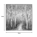 Πίνακας σε καμβά Leambre II Inart 102x4.5x102εκ Πίνακας σε καμβά Leambre II Inart 102x4.5x102εκ