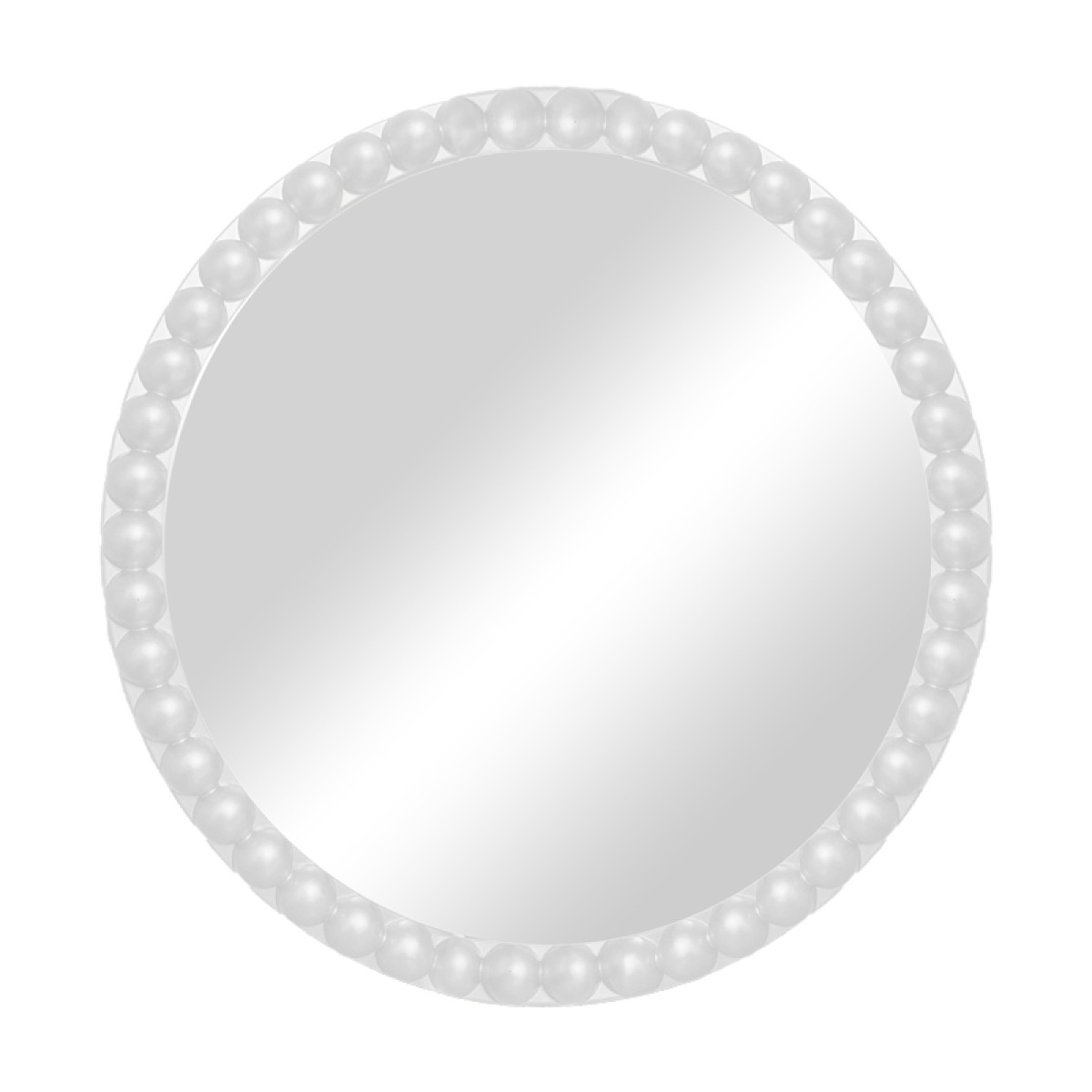 Καθρέπτης Mebel Inart λευκό pp Φ60x3.5εκ Καθρέπτης Mebel Inart λευκό pp Φ60x3.5εκ