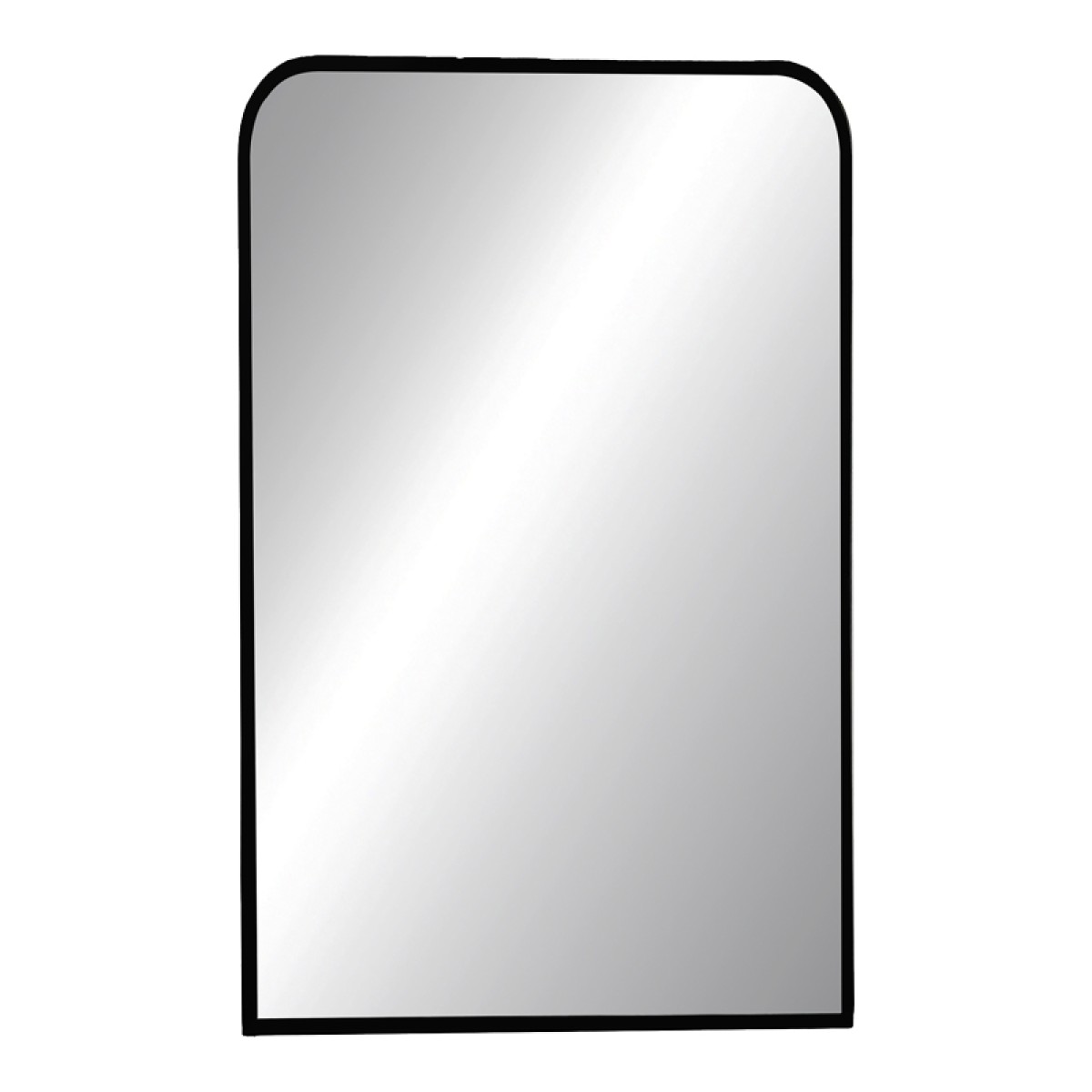 Καθρέπτης Classy Inart μαύρο αλουμίνιο 50x2.5x80εκ Καθρέπτης Classy Inart μαύρο αλουμίνιο 50x2.5x80εκ