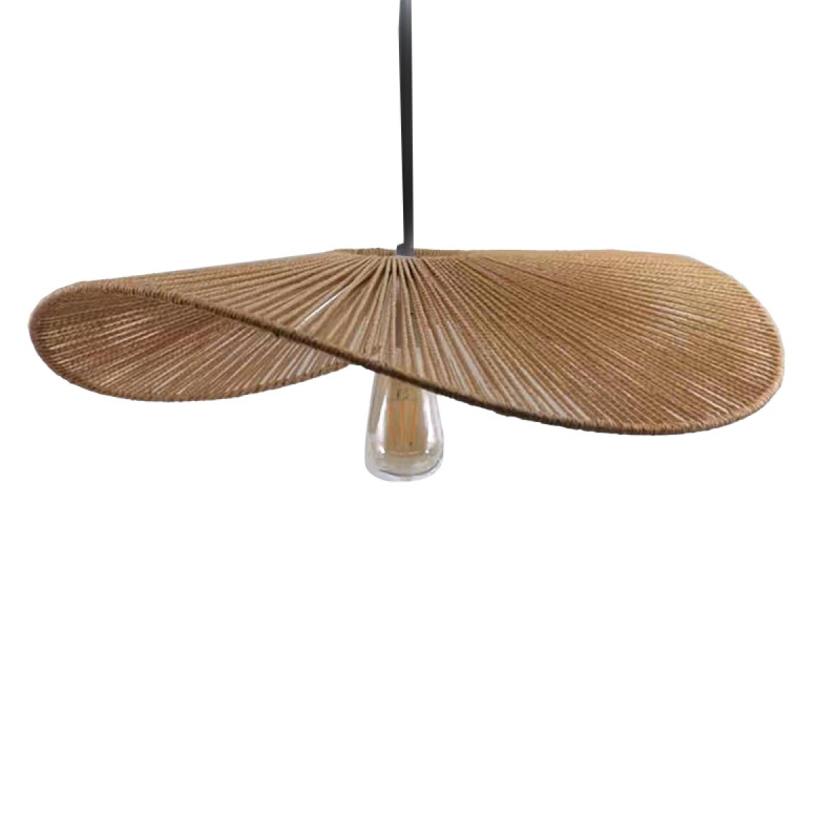 Φωτιστικό οροφής Haris Inart Ε27 rope σε καφέ απόχρωση Φ60x12.5εκ Φωτιστικό οροφής Haris Inart Ε27 rope σε καφέ απόχρωση Φ60x12.5εκ