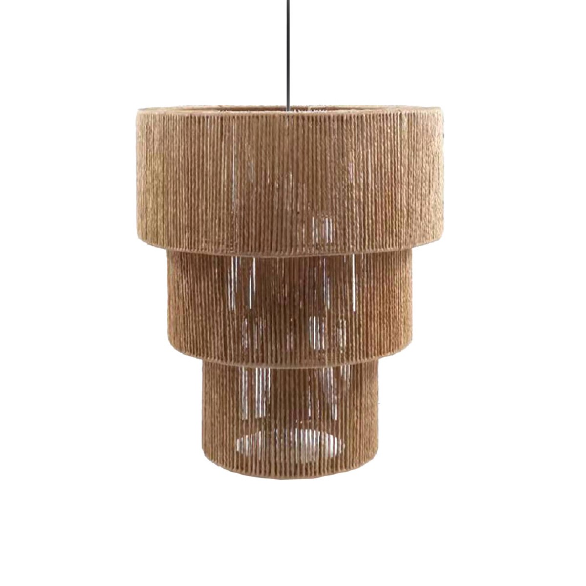 Φωτιστικό οροφής μονόφωτο Populy Inart Ε27 καφέ paper rope Φ44x49εκ Φωτιστικό οροφής μονόφωτο Populy Inart Ε27 καφέ paper rope Φ44x49εκ