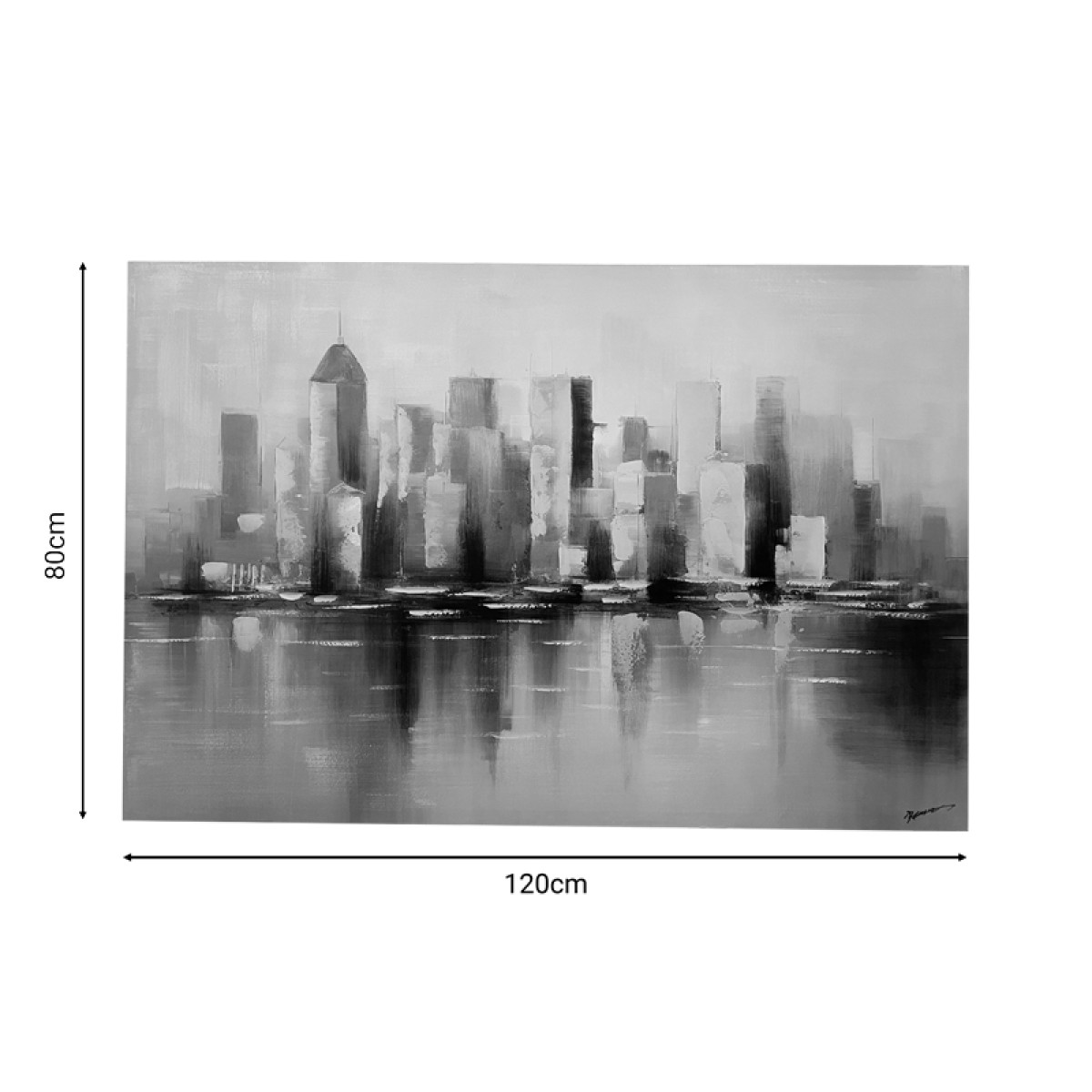 Πίνακας σε καμβά Scenery Inart 120x3x80εκ Πίνακας σε καμβά Scenery Inart 120x3x80εκ