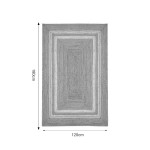 Χαλί Mazir Inart μπεζ-εκρού γιούτα 120x180x1εκ Χαλί Mazir Inart μπεζ-εκρού γιούτα 120x180x1εκ