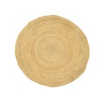 Χαλί Solon Inart φυσικό γιούτα 100x100x1εκ Χαλί Solon Inart φυσικό γιούτα 100x100x1εκ