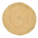 Χαλί Solon Inart φυσικό γιούτα 120x120x1εκ Χαλί Solon Inart φυσικό γιούτα 120x120x1εκ